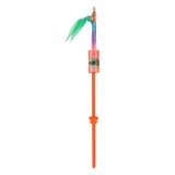 Panglică Gimnastică, Model Rainbow, Lungime 2m, Culoare Multicolor