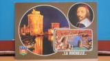 FRANTA - LA ROCHELLE - 2VEDERI CU BASTIOANELE SI PORTUL SI CARDINALUL RICHELIEU