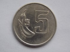 5 NUEVO PESOS 1980 URUGUAY foto