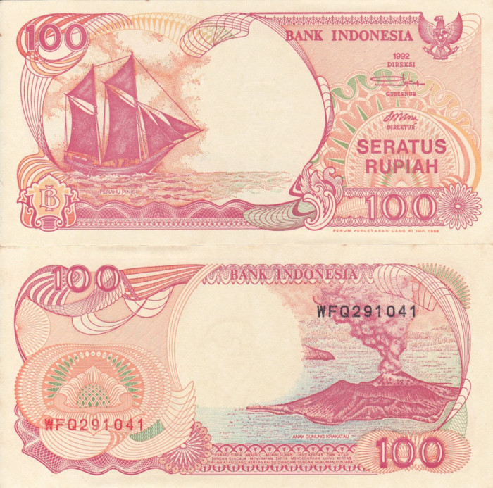 INDONEZIA 100 rupiah 1992 (1999) AUNC/UNC!!!