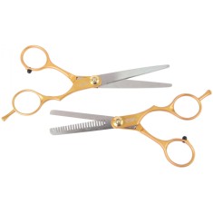 Set Gepard Foarfece De Tuns 6,0 Și Foarfece De Filat 5,0 Model Goldin Offset