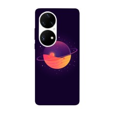 Husa compatibila cu Huawei Nova 8i model Abstract Saturn planet, Silicon, TPU, Viceversa