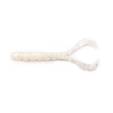 Twister Mustad Aji Chiki, White Glow Glitter, 4.3cm, 13buc/plic