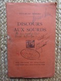 Discours aux sourds, Guglielmo Ferrero 1924