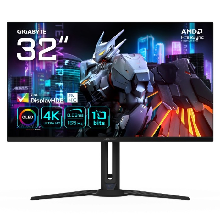 Gigabyte AORUS FO32U gaming monitor diagonala 31.5&quot;, 699.48 x 394.73