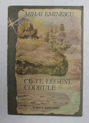 CE TE LEGENI , CODRULE de MIHAI EMINESCU , ilustratii de NICOLAE ALEXI , 1989 foto