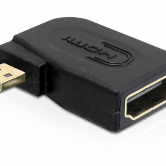 Adaptor HDMI la micro HDMI D T-M v1.4 in unghi, Delock 65352