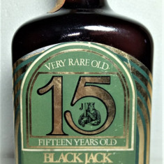 RARE WHISKY BLACK JACK, 15 YO, CL 75 GR, 40, ANI 60/70 IMP. FABBRI ITALY