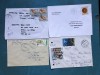 LOT DE 4 PLICURI POSTALE CIRCULATE NR 1