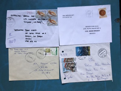 LOT DE 4 PLICURI POSTALE CIRCULATE NR 1 foto