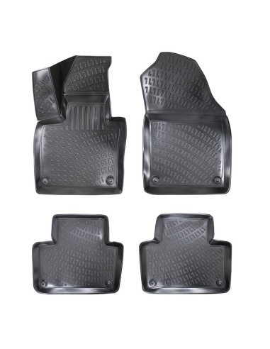 Set covorase auto din cauciuc tip tavita Volvo XC-90 II Plug-In Hybrid 2015-