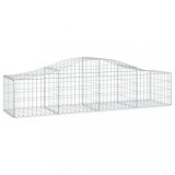 Cumpara ieftin Cos gabion arcuit, 200x50x40/60 cm, fier galvanizat