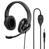Casti cu microfon Hama HS-P350 Office, Stereo, Negru