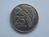 25 cents 1981 TRINIDAD TOBAGO, America Centrala si de Sud