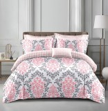 Cumpara ieftin Lenjerie Pat Rampage Fx002, Bumbac, 4 Piese, Fara Elastic, Gri, Roz