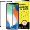 Folie de protectie Ecran WZK pentru Apple iPhone 11 / XR, Sticla securizata, Full Glue, Neagra