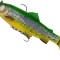 Swimbait SAVAGE GEAR 4D Trout Rattleshad, Fire Trout, 80g, 17cm, 1buc/pac