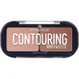 Paleta pentru conturarea fetei Contouring Duo Palette 10 - Lighter Skin, 7g, Essence