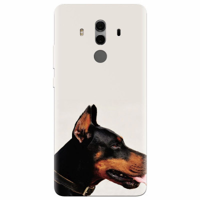 Husa silicon pentru Huawei Mate 10, Doberman foto