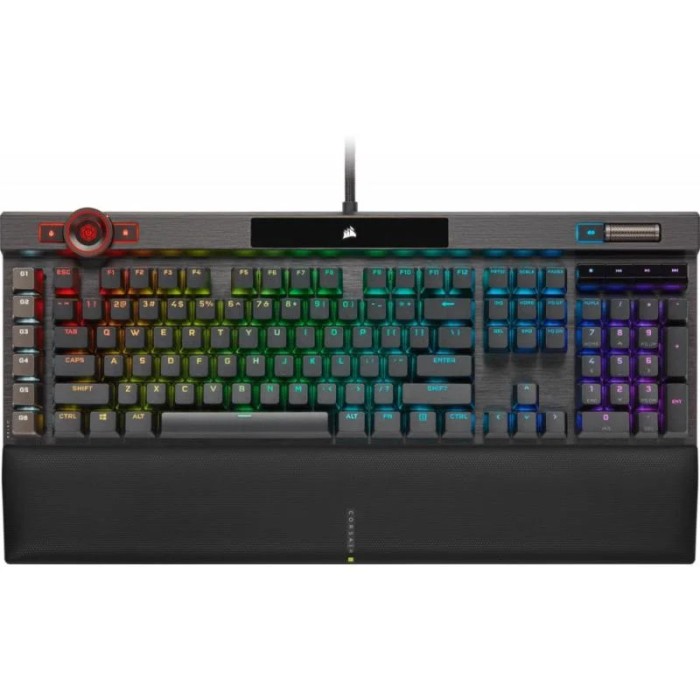 CORSAIR K100 RGB OPTICAL-MECHANICAL, negru Full Key (NKRO) with