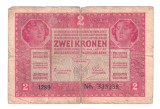 AUSTRIA 2 ZWEI KRONEN COROANE 1917