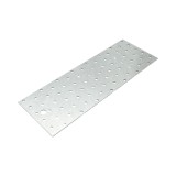 Placa perforata din otel zincat 100x300 mm, grosime 2 mm pentru fixare