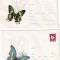 FILATELIE TEMATICA - PLIC ROMANIA TEMATICA INSECTE FLUTURI