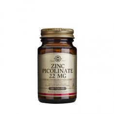 SOLGAR Picolinat de zinc 22 mg 100 comprimate