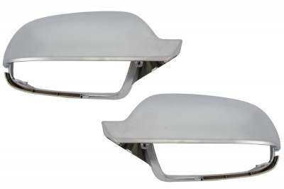 Capace de Oglinzi Audi A5 8T (2011-2016) A3 8P (2011-2013) A4 B8.5 Facelift (2012-2015) Aluminiu fara Side Assist Performance AutoTuning foto