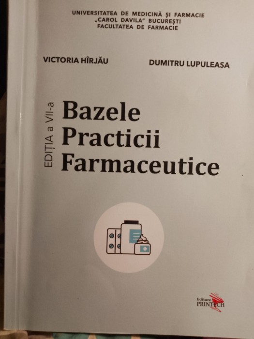 Victoria hirjau bazele practicii farmaceutice Ed vii 2022