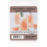 Country Candle Grapefruit &amp; Rosemary ceară pentru aromatizator 64 g