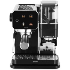 Espressor manual Samus Flavour 20, 1350 W, 20 bari, Rasnita integrata 115g, Rezervor 0.9 l, Spumare de inalta presiune, Negru