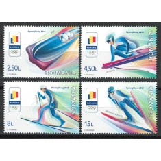 Romania 2018 Mi 7336/39 MNH - LP 2180 JO de Iarna Coreea de Sud