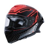 Casca moto integrala JUST1 J-STR TACTICAL,argintiu rosu lucios,marime XXL Cod Produs: MX_NEW 6030390171003XXL
