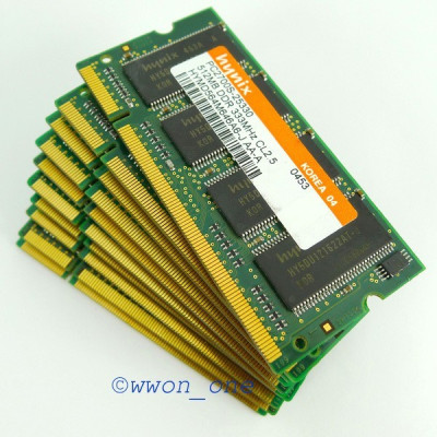 Memorie laptop DDR1 512mb Hynix 333Mhz PC2700 (NOU) foto