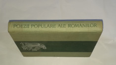 VASILE ALECSANDRI - POEZII POPULARE ALE ROMANILOR ilustratii de A.DEMIAN foto