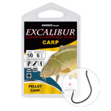 Carlige Excalibur Carp Curved Shank BN (Marime Carlige: Nr. 1/0)