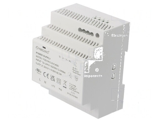Alimentator pulsatoriu pentru şină DIN 92W 24VDC 3,83A - OUT 1