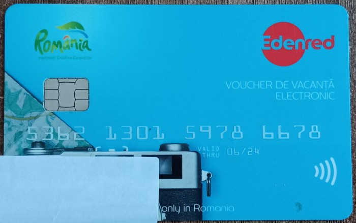 B12 112 - Card bancar foarte vechi - piesa de colectie