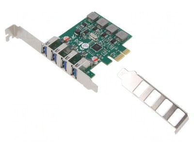 Card Extensie PCIe USB 3.0 x4 5Gbps foto