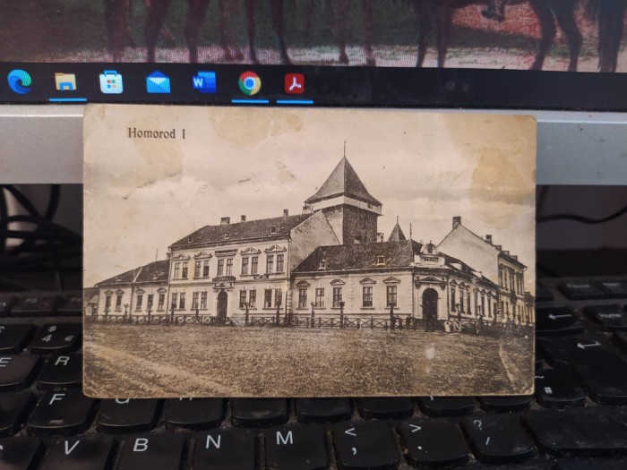 Homorod, Școala primară, Piața centrală, circulație 01 aug. 1925, 205