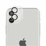 Cumpara ieftin Folie pentru iPhone 11 / 12 mini, Lito S+ Camera Glass Protector, Black/Transparent