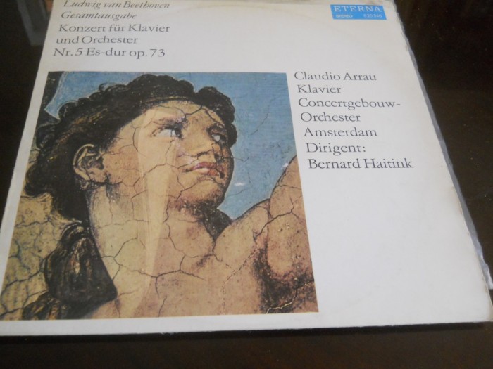 Beethoven-Konzert f&uuml;r Klavier und Orchester Nr. 5 Claudio Arrau NOU Eterna 1978