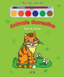 Miracolul culorilor. Animale domestice (carte de colorat + acuarelă + pensulă) - Board book - *** - Prut