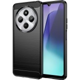 Husa Carbon Silicon ALC Mobile, Pentru Xiaomi Redmi 14C, - Negru
