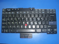 Tastatura laptop second hand IBM T40 T41 T42 T43 FRU 39T0519 US foto