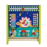 Numaratoare si calendar din Lemn pentru Copii 2 in 1 - Jucarie Educativa Montessori pentru Invatarea