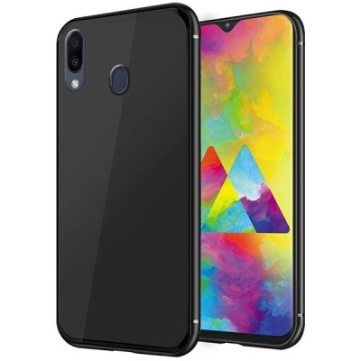 Husa Pentru SAMSUNG Galaxy A40 - Luxury Glass TSS, Negru foto