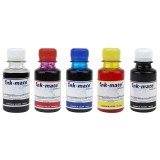 Cerneala Refill InkMate HP 364, 5 culori, 500ml (100ml/culoare), Compatibila cu HP 364XL, HP 655, HP 920
