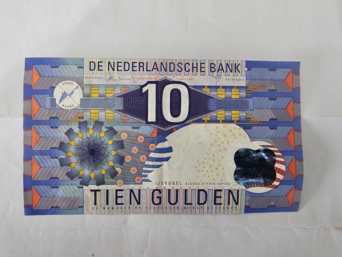 Olanda 10 Gulden 1997 Noua